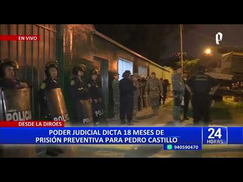 Pedro Castillo: Dictan 18 meses de prisión preventiva contra el exmandatario