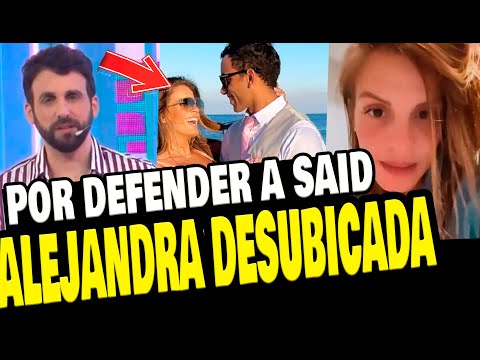 ALEJANDRA BAIGORRIA DESUBICADA POR DEFENDER A SAID PALAO DE SU EX SEGÚN PELUCHIN