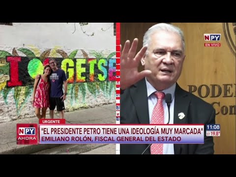 Por la orientación ideológica del Petro no se puede en el caso Marcelo Pecci, según fiscal general