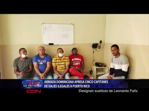 Armada Dominicana apresa cinco capitanes de viajes ilegales a Puerto Rico