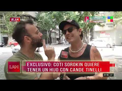 Coti Sorokin habló de su boda con Cande Tinelli