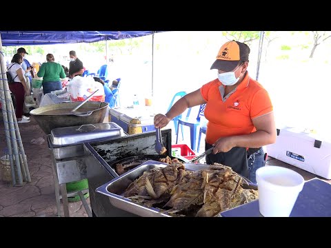 Realizan Feria del Mar en la Plaza 22 de Agosto de Managua