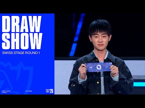 스위스 스테이지 1라운드 조 추첨식 | 10.14 | 2025 월드 챔피언십