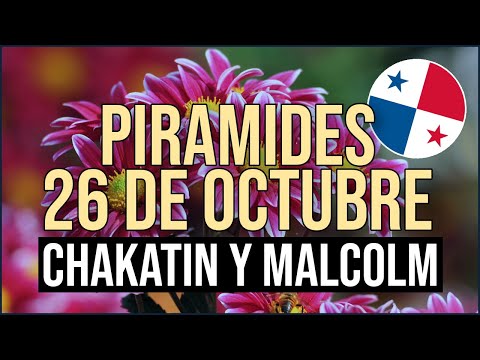 Pirámide Lotería de Panamá Miércoles 25 de Octubre 2023  Pirámide de Chakatin y Malcolm Ramos