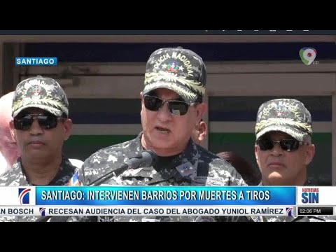 Intervención en sectores de Santiago tras hechos de violencia//Primera Emisión SIN