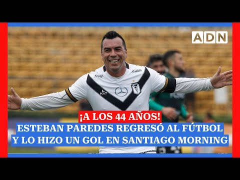 Con 44 años: Esteban Paredes anota por Santiago Morning en su regreso al profesionalismo