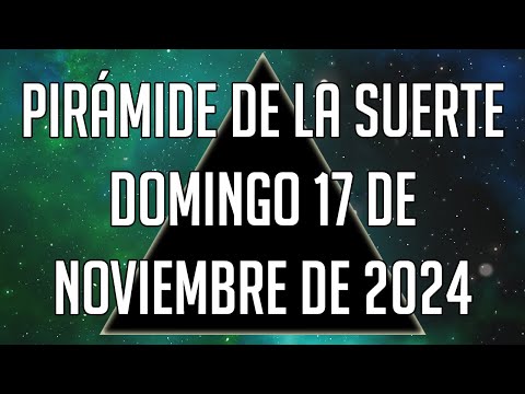 Pirámide de la Suerte para el Domingo 17 de Noviembre de 2024 - Lotería de Panamá