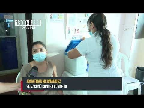 Familias se continúan inmunizando contra el COVID-19 en Ciudad Sandino - Nicaragua