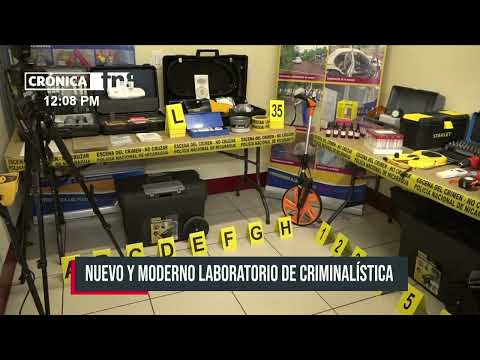 Policía de Nicaragua inaugura moderno laboratorio de criminalística en Boaco