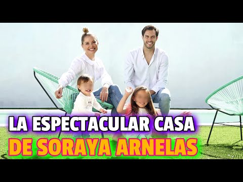 La ESPECTACULAR CASA de SORAYA ARNELAS y MIGUEL ÁNGEL HERRERA con PISCINA y JARDÍN