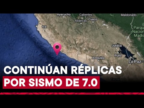 Sismo de 7.0 en Arequipa: al menos 120 réplicas se han registrado hasta la fecha en la región