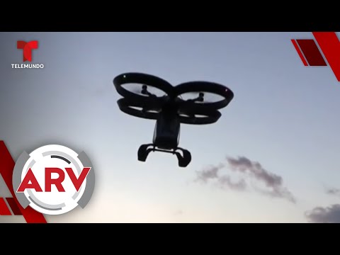 Prueban con éxito el primer carro volador en Turquía | Al Rojo Vivo | Telemundo