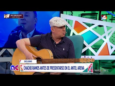 Algo Contigo - Chacho Ramos antes de presentarse en Antel Arena: Yo amo la música tropical