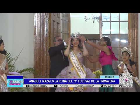 Trujillo: Anabell Maza es la reina del 71° Festival de la Primavera