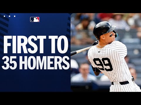 ALL RISE! Aaron Judge swats his 35th home run of the season!