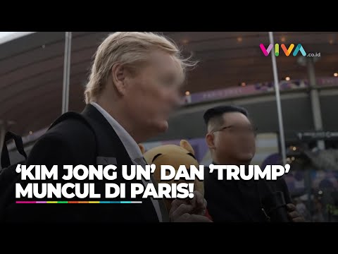 JRENG! 'Kim Jong Un' dan 'Trump' Muncul di Olimpiade Paris 2024