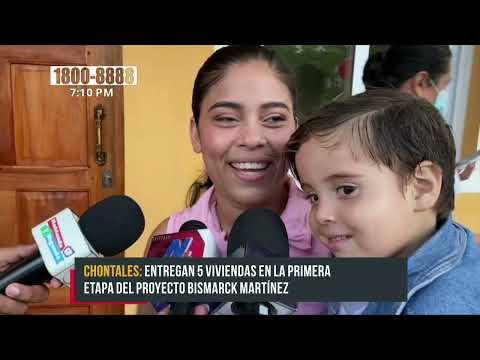 Alcaldía de La Libertad entrega cinco viviendas al igual número de familias - Nicaragua