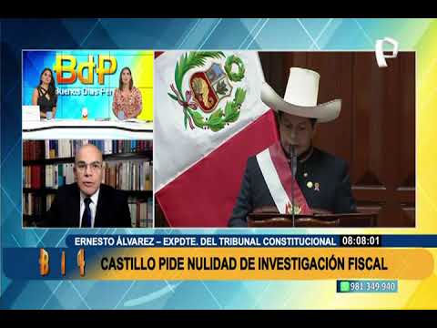 Ernesto Álvarez: La investigación no tiene por qué distraer al presidente Pedro Castillo