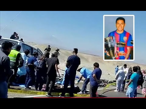 Arequipa: Futbolista, su madre y su novia fallecen tras accidente en la Panamericana Sur