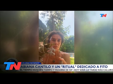 Fabiana Cantilo hizo un ritual con humo y le dedicó un video a Fito Páez: “Gracias mi amado”