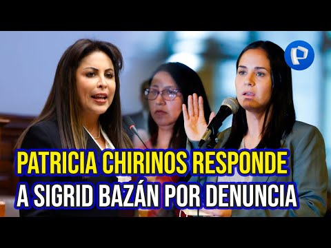 24Horas Patricia Chirinos responde a Sigrid Bazán por denuncia constitucional