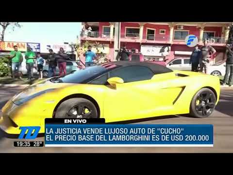 Autorizan la venta del  Lamborghini de Cucho Cabaña