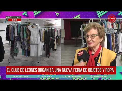 El Club de Leones organizó una nueva feria abierta al público