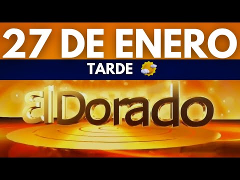 Resultado El Dorado TARDE del VIERNES 27 de ENERO de 2023