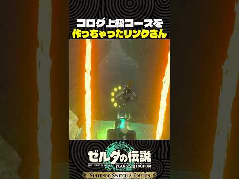 【ティアキン】コログ上級コースを作っちゃったリンクさん【ゼルダの伝説】