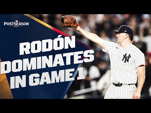 What a performance! Carlos Rodón DOMINATES for the Yankees in ALCS Game 1!