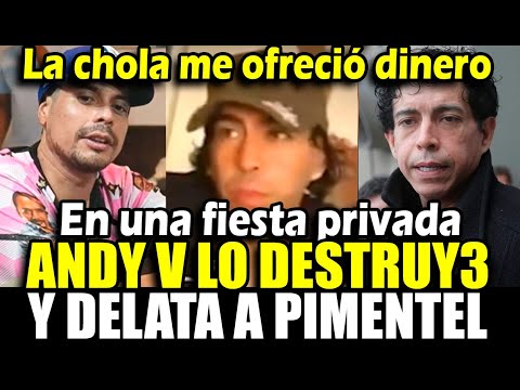 Andy V termina de D3STRUIR e Ernesto Pimentel y revela que le ofreció diner0 en una fiesta privada