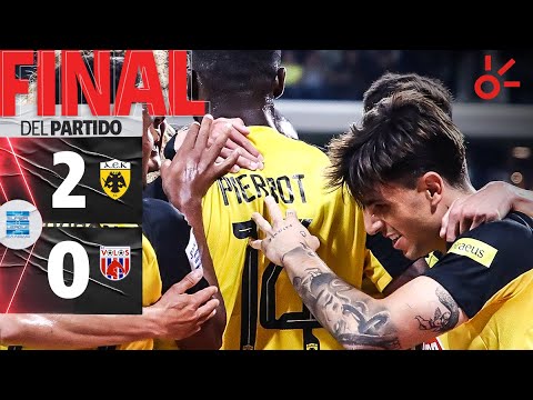 AEK Atenas (2-0) Volos FC | Resumen Final | Jornada 4 | Superliga de Grecia 2024-25