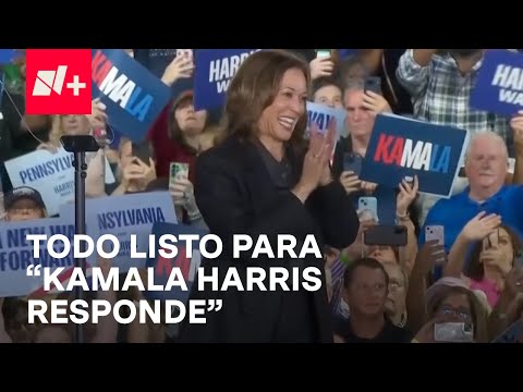 Todo Listo Para Que Latinos Hagan Preguntas a Kamala Harris por TelevisaUnivisión