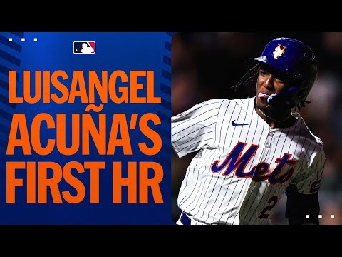 FIRST career homer for Luisangel Acuña! (Rookie making an impact for the Mets in September!)