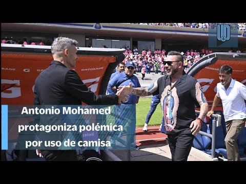 Antonio Mohamed no habla respecto a su playera de la Virgen de Guadalupe ?