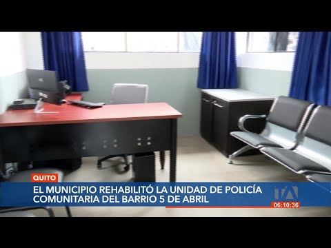Una UPC fue rehabilitada en el barrio 5 de Abril, en el sur de Quito