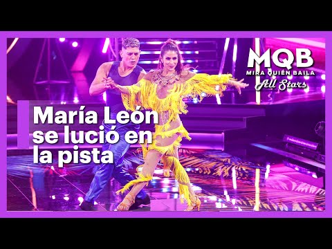 María León bailando al ritmo de la salsa | Mira Quien Baila | Las Estrellas