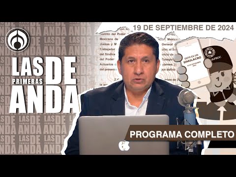 En Vivo | Las Primeras de Anda | Jueves 19 de Septiembre 2024