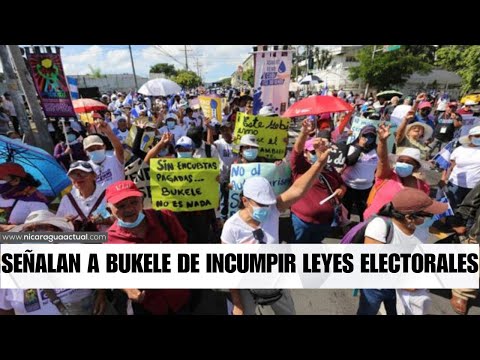 Diputados de oposición en El Salvador señalan a Bukele de incumplir leyes rumbo a la reelección