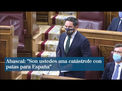 Abascal: Son ustedes una catástrofe con patas para España