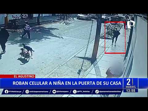 El Agustino: delincuente arrebata celular a escolar en la puerta de su casa