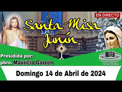 MISA HOY Domingo 14 de Abril  De 2024 Santuario Nuestra Señora del Rosario  Junín Colombia