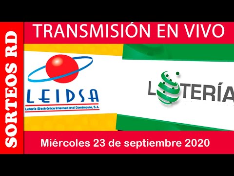 LEIDSA y Loteria Nacional en  VIVO / miércoles 23 de septiembre 2020