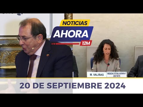 Noticias Ahora Mediodía en Vivo  Viernes 20 de Septiembre de 2024 - Venezuela