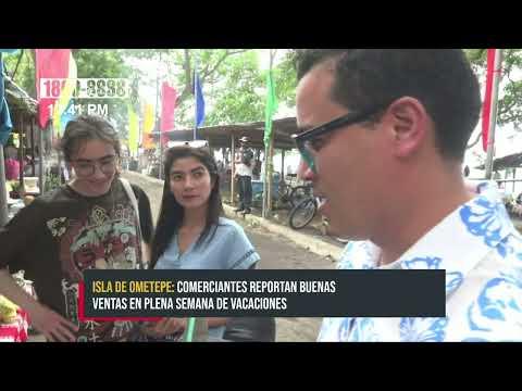 Semana Santa activa el comercio en playas de la Isla de Ometepe - Nicaragua