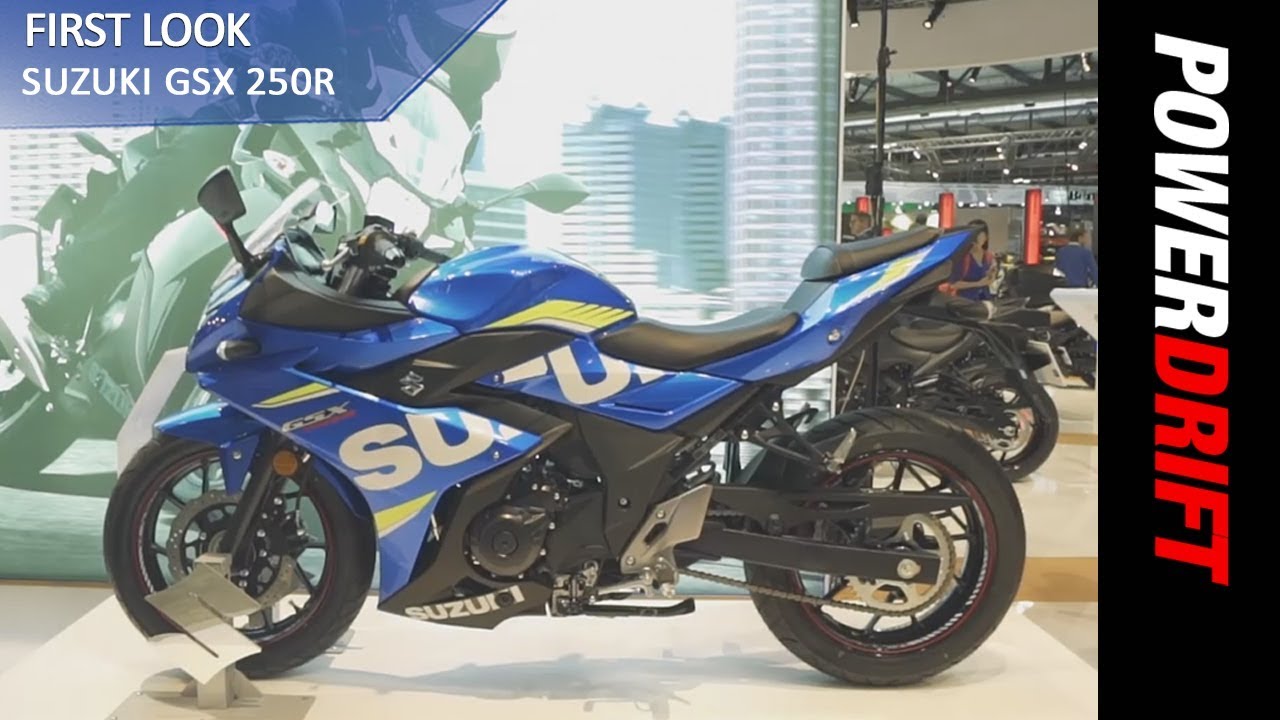 2018 Suzuki GSX 250R : EICMA 2017 : PowerDrift