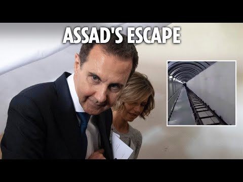 How Assad & Asma fled Syria - helicopters, bodyguards & gold bars in escape to Moscow