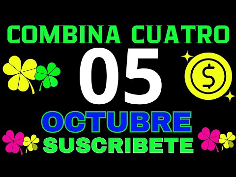 EL COMBINA CUATRO MILLONARIO DE LUZ MARÍA  NÚMEROS DE  HOY 05 DE OCTUBRE 2024