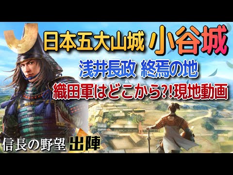 【信長の野望出陣】日本五大山城!!浅井長政とお市さんの小谷城へリアル攻め!!【歴史ch足軽氏康】