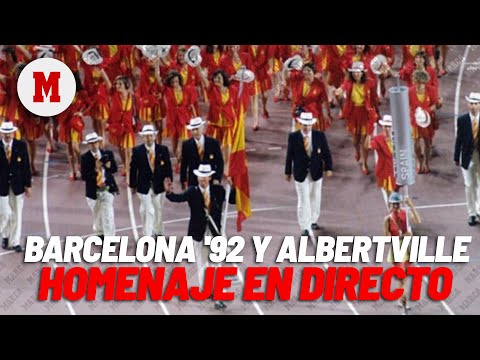 Homenaje a los deportistas españoles que participaron en Barcelona '92 y Albertville, en vivo